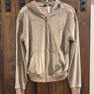 Splits59 Beige/Tan Zip Hoodie Jacket